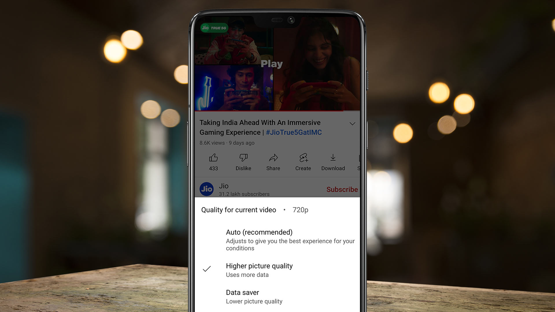 Data Consumption based on video quality Data Consumption based on video quality